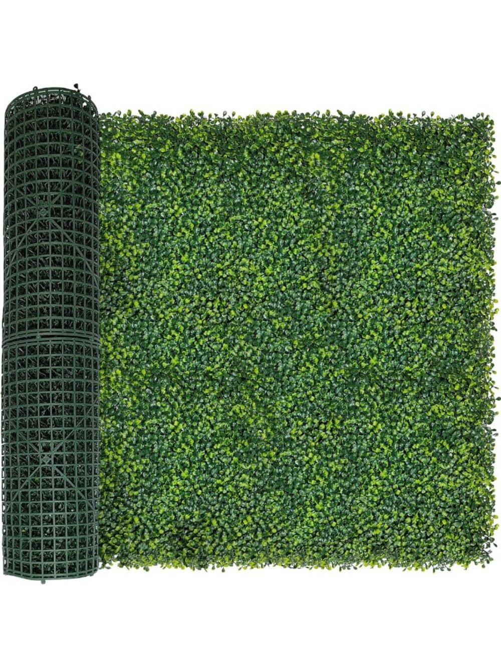 Lush Artificial Boxwood Panel Roll 40"x160" - Greenery Backdrop for Events